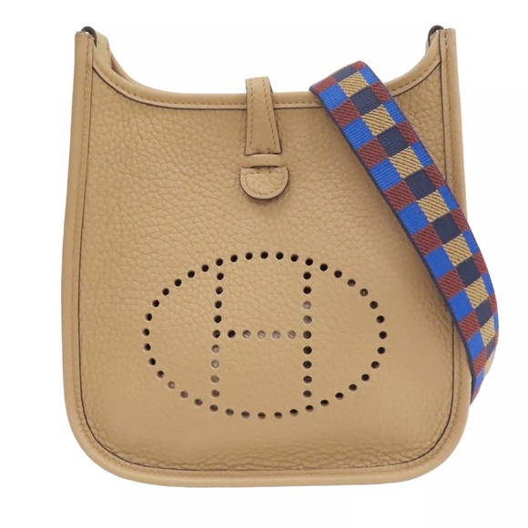 Hermes Handbags - Hermes Mini Evelyne TPM Chai Bag